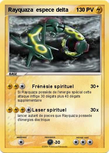 Pokemon Rayquaza  espece delta