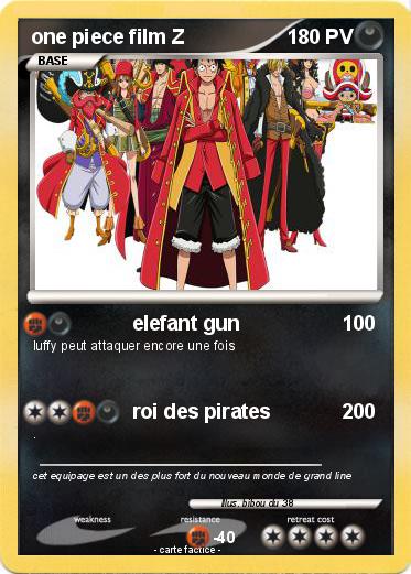 Pokemon one piece film Z