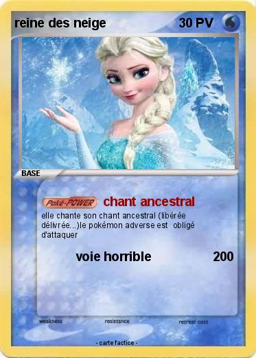 Pokemon reine des neige