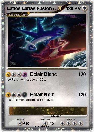 Pokemon Latios Latias Fusion