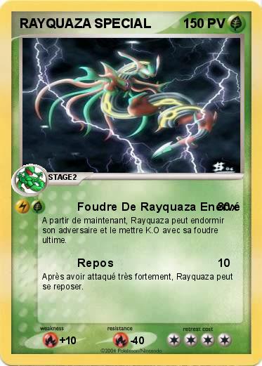 Pokemon RAYQUAZA SPECIAL 