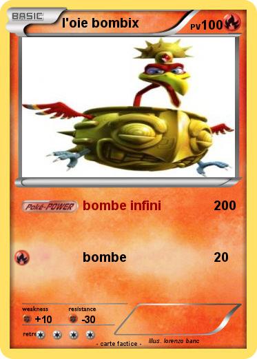 Pokemon l'oie bombix