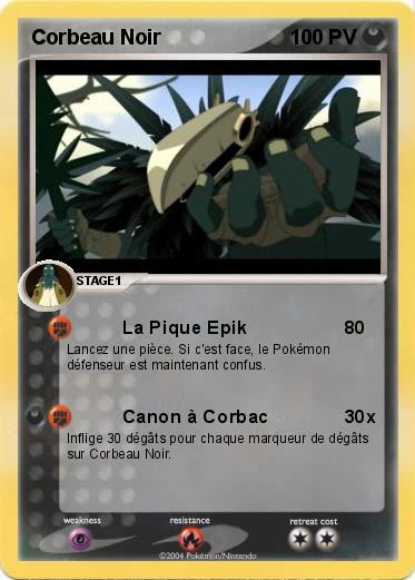 Pokemon Corbeau Noir