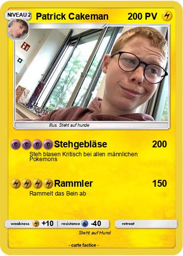 Pokemon Patrick Cakeman