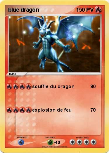 Pokemon blue dragon
