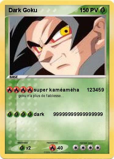Pokemon Dark Goku