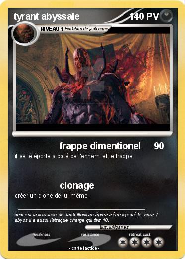 Pokemon tyrant abyssale