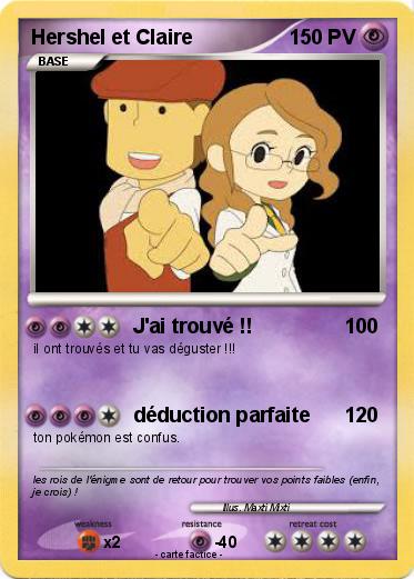 Pokemon Hershel et Claire