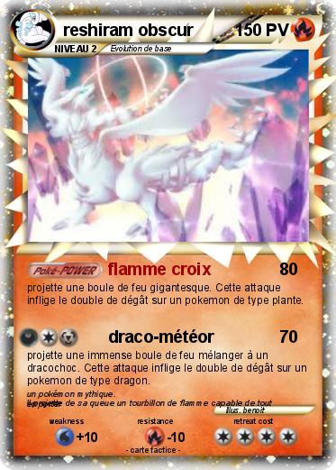 Pokemon reshiram obscur