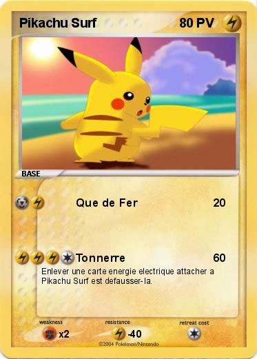 Pokemon Pikachu Surf
