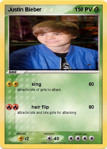 Pokemon Justin Bieber