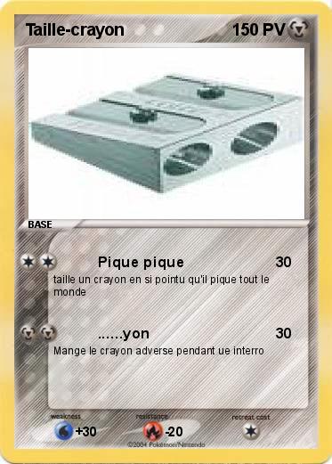 Pokemon Taille-crayon