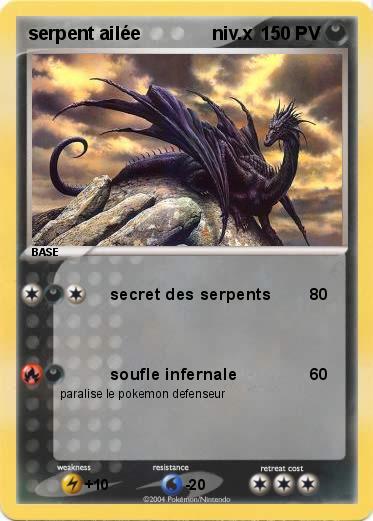 Pokemon serpent ailée              niv.x