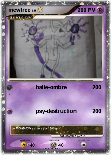 Pokemon mewtree