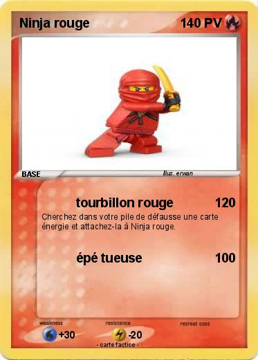 Pokemon Ninja rouge