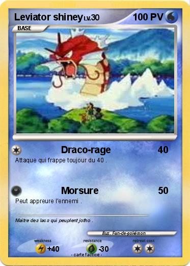 Pokemon Leviator shiney