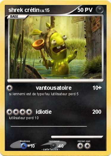 Pokemon shrek crétin