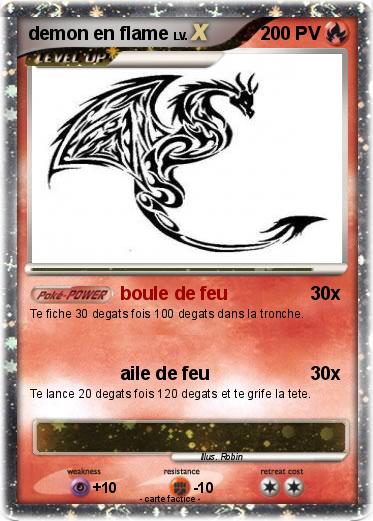 Pokemon demon en flame