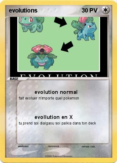 Pokemon evolutions