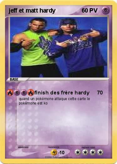 Pokemon jeff et matt hardy