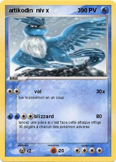 Pokemon artikodin  niv x                  3                              