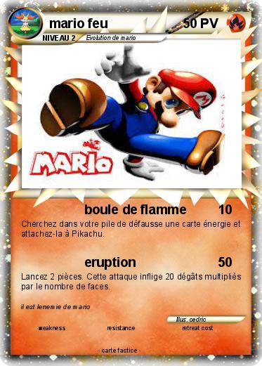 Pokemon mario feu