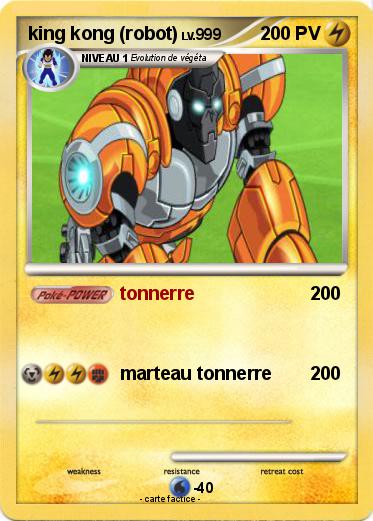 Pokemon king kong (robot)