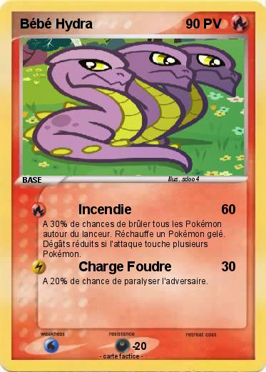Pokemon Bébé Hydra