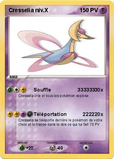 Pokemon Cresselia niv.X