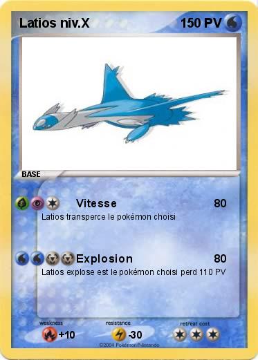 Pokemon Latios niv.X