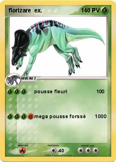 Pokemon florizare  ex.