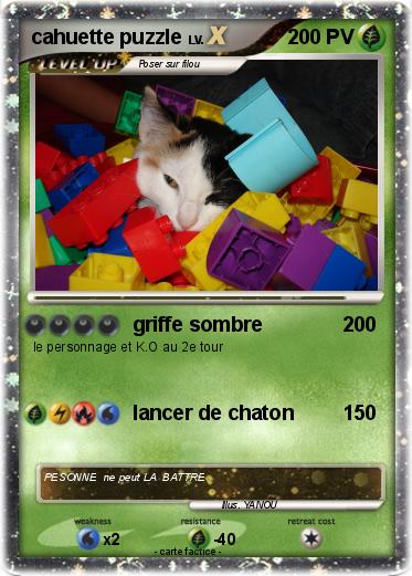 Pokemon cahuette puzzle