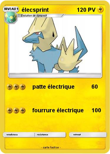 Pokemon élecsprint