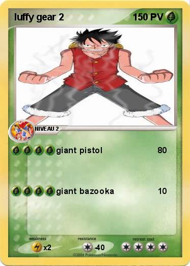 Pokemon luffy gear 2