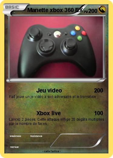 Pokemon Manette xbox 360 EX