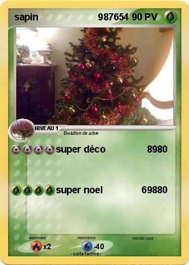 Pokemon sapin                       987654