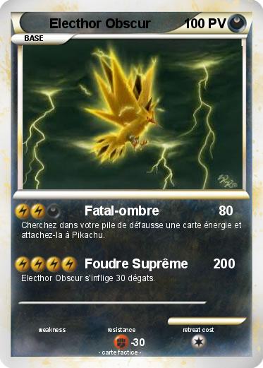 Pokemon Electhor Obscur