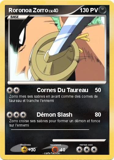 Pokemon Roronoa Zorro