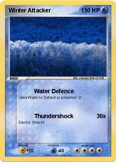 Pokemon Winter Attacker