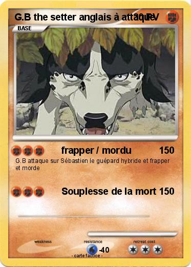 Pokemon G.B the setter anglais à attaque