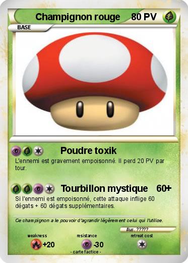 Pokemon Champignon rouge