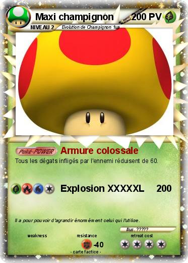 Pokemon Maxi champignon