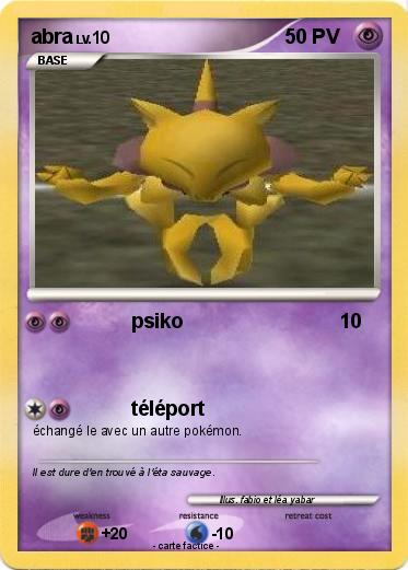 Pokemon abra
