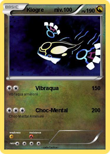 Pokemon Kiogre       niv.100