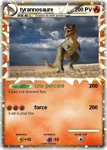 Pokemon tyrannosaure