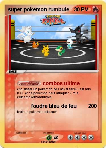 Pokemon super pokemon rumbule
