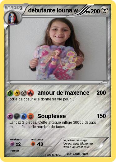 Pokemon débutante louna w