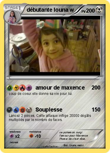 Pokemon débutante louna w