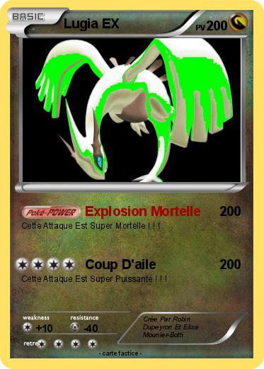 Pokemon Lugia EX