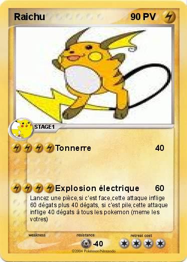 Pokemon Raichu